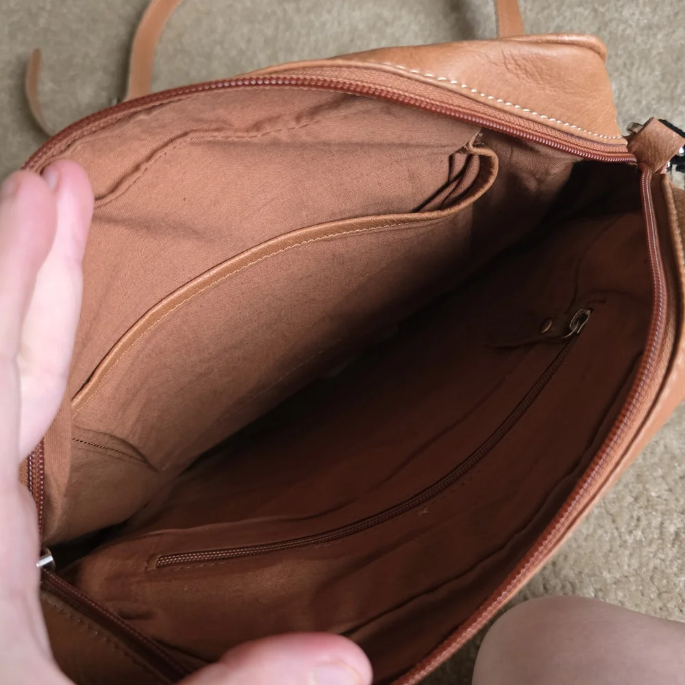 Myra Bags Leather and Cowhide Crossbody Nwt - Picture 3 of 6